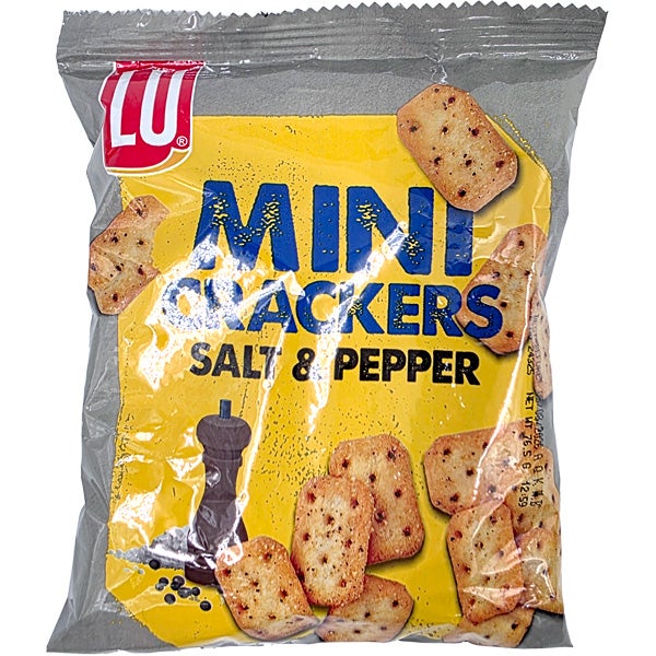 LU Mini Crackers Salt & Pepper suolakeksi 75,5g